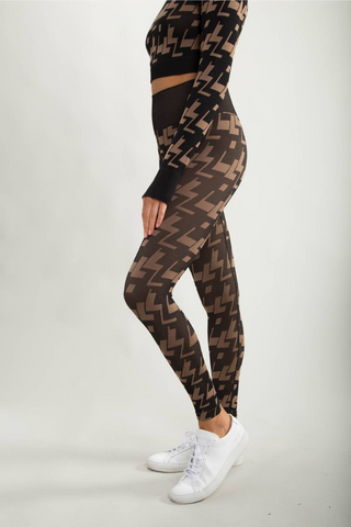 Mono B High-Rise Geo Seamless Leggings