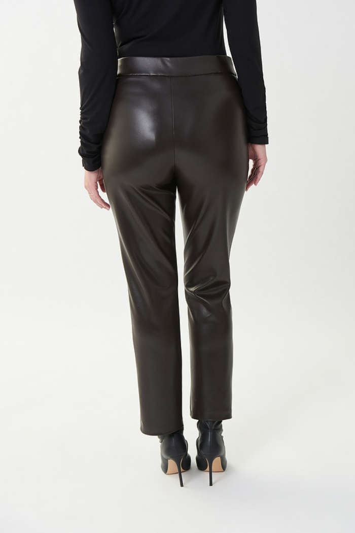 Mocha Faux Leather Pants