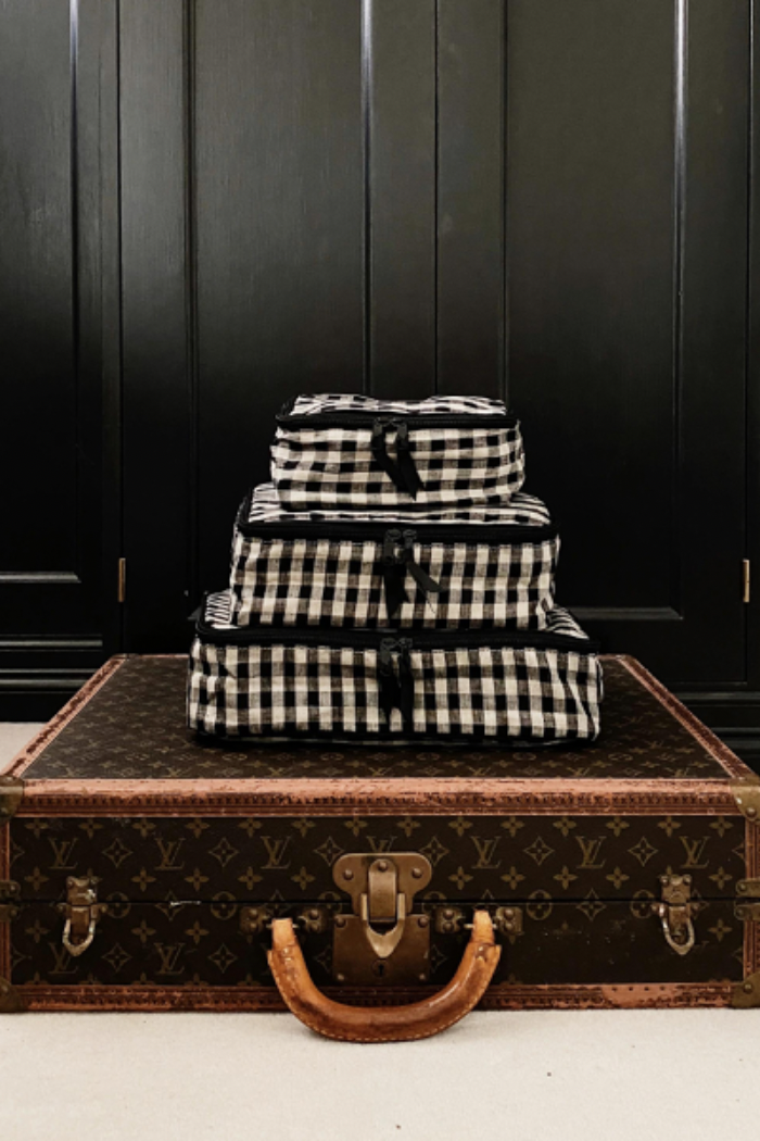 Gingham Packing Cubes