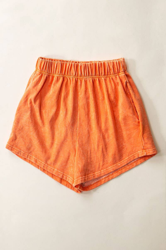 Mineral Wash French Terry Shorts