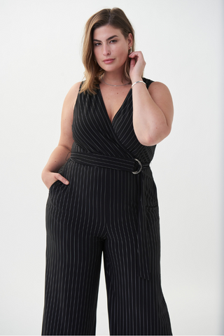 Ribkoff 222230 Pinstripe Jumpsuit