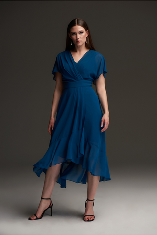 Chiffon Tea Length Dress | The Dressing Room Boutique Chiffon Tea Length Dress | The Dressing Room Boutique