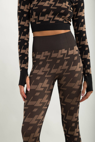 Mono B High-Rise Geo Seamless Leggings