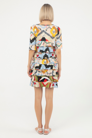 Elbow Sleeve Cha Cha Dress