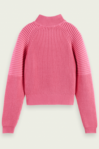 Scotch & Soda Relaxed Half-Zip Knit Sweater