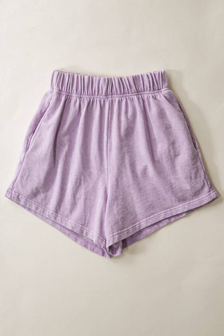 Mineral Wash French Terry Shorts