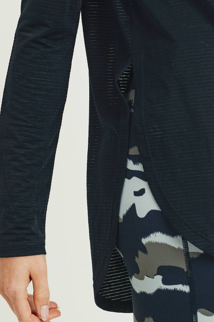 Tulip Hem Workout Top /Long Sleeve