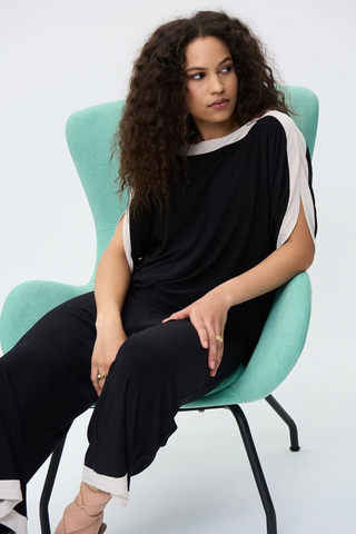 Ribkoff 231050 Contrast Trim Jumpsuit