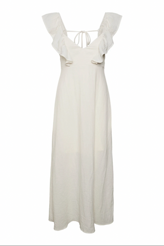 Chris Flounce Sleeve Dress