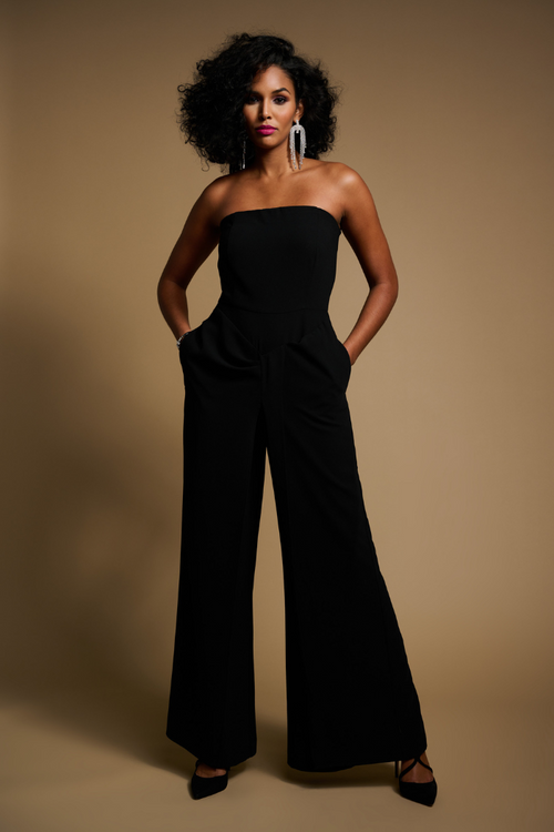 Strapless Wide Leg Jumpsuit – The Dressing Room