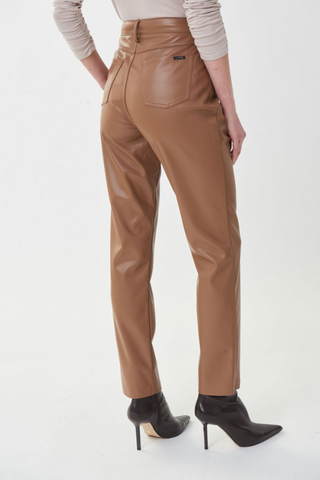 Ribkoff 223921 Nutmeg Faux Leather Trousers