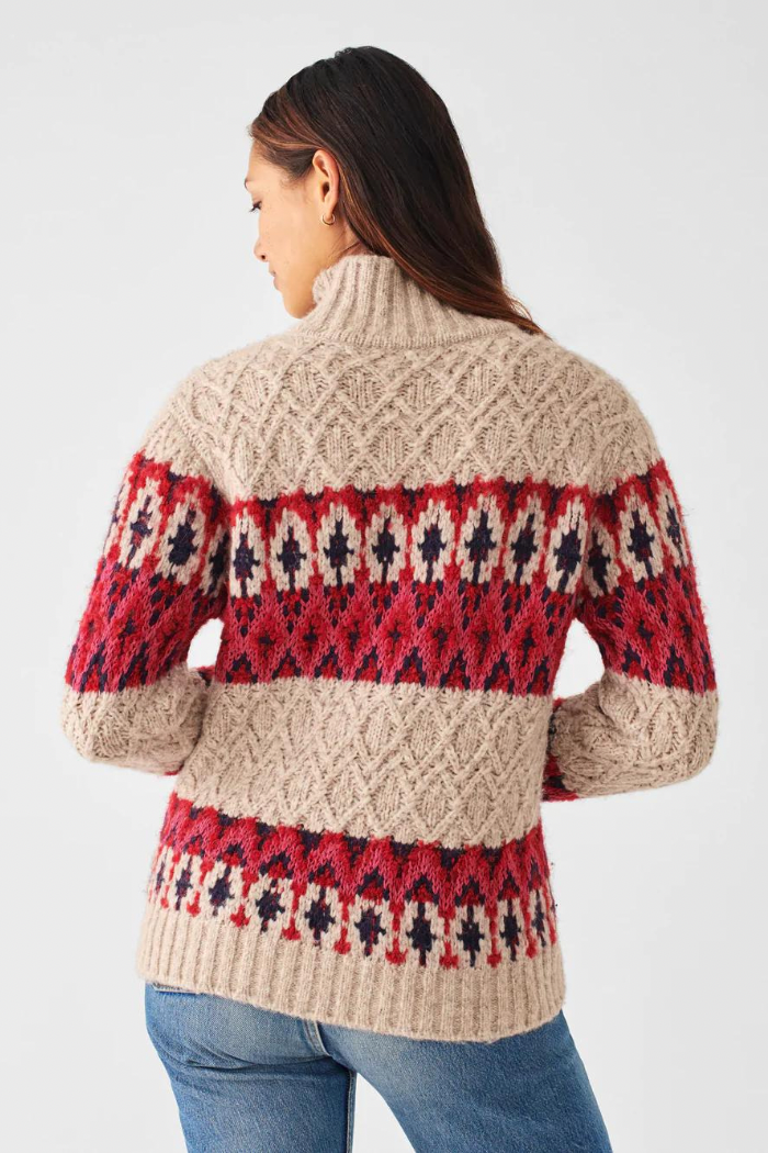 Frost Fairisle Turtleneck Sweater