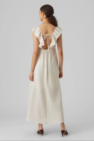 Chris Flounce Sleeve Dress