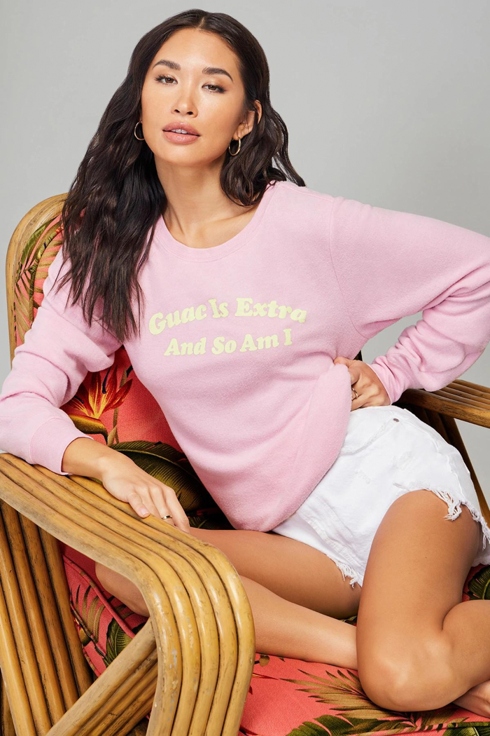 Extra Guac Baggy Beach Sweathshirt