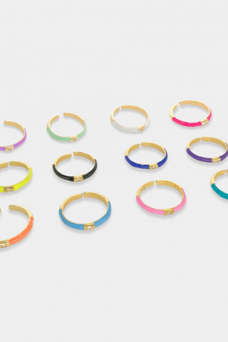 Stud Enamel Ring
