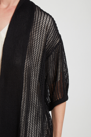 Amora Linen Mesh Cover-Up