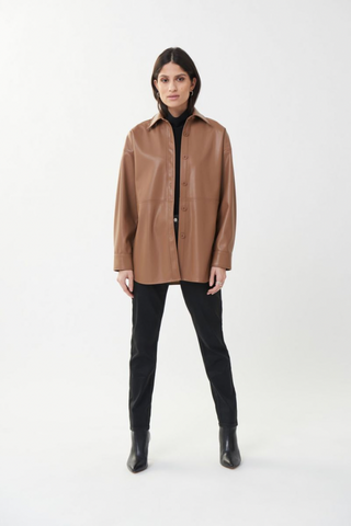 Ribkoff 223917 Leatherette Jacket Style Shirt