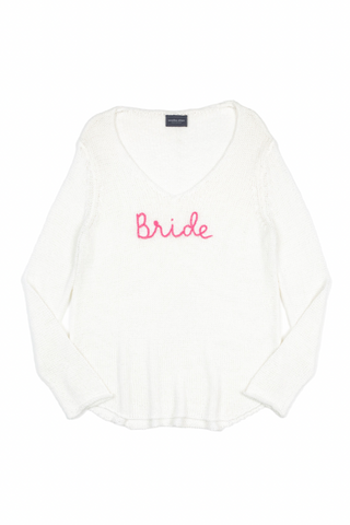 Wooden Ships Bride V Cotton Sweater