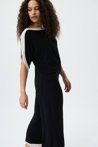 Ribkoff 231050 Contrast Trim Jumpsuit