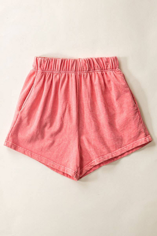 Mineral Wash French Terry Shorts