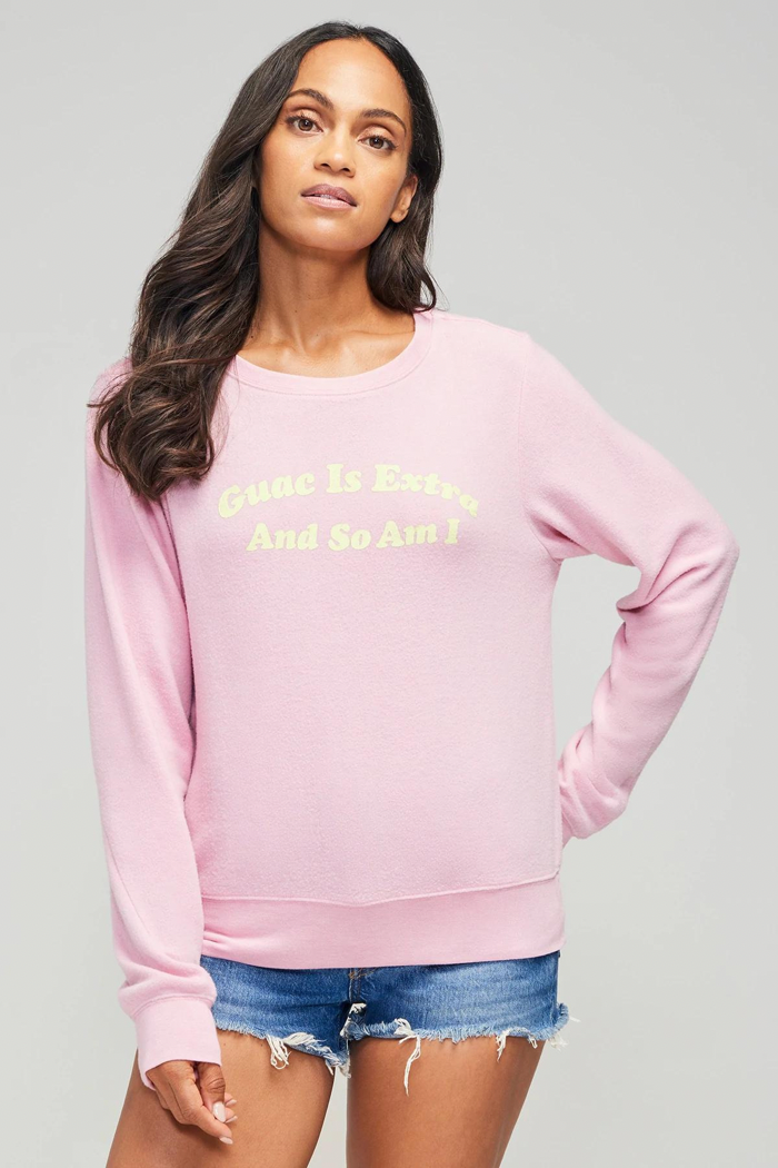 Extra Guac Baggy Beach Sweathshirt