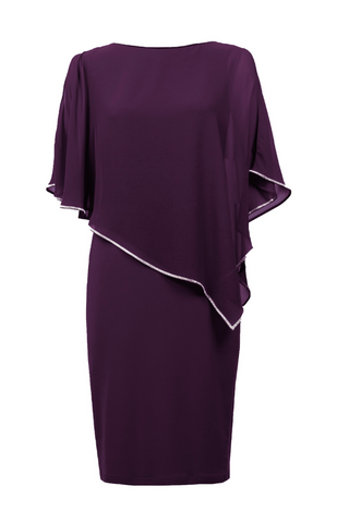 joseph ribkoff chiffon overlay dress Buy Joseph Ribkoff Chiffon Poncho Overlay Sheath Dress 261707 AfterRetail