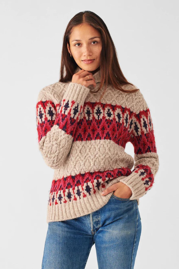Frost Fairisle Turtleneck Sweater