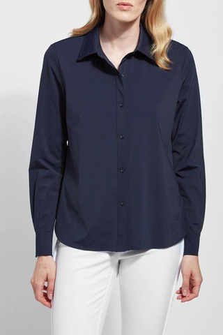 Lysse Connie Slim Button Down