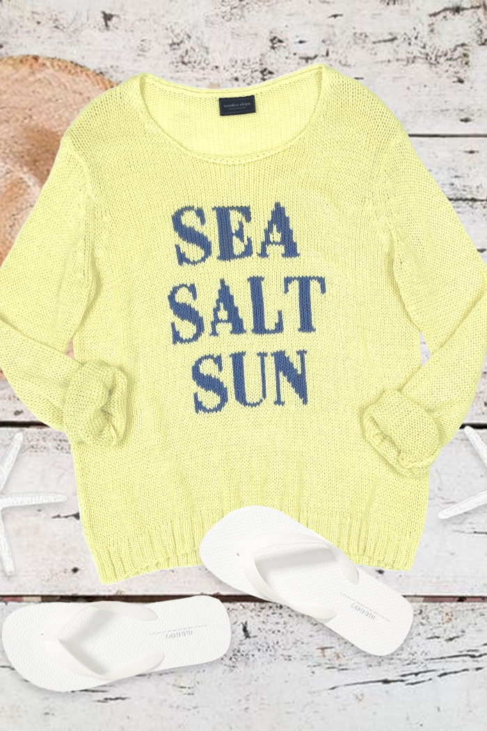 Sea Salt Sun Crew Cotton Sweater