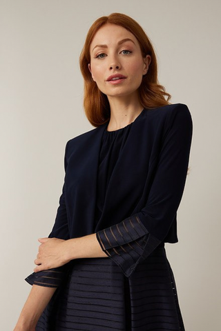Striped Bolero Jacket