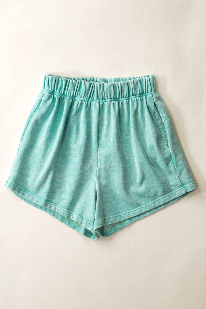 Mineral Wash French Terry Shorts