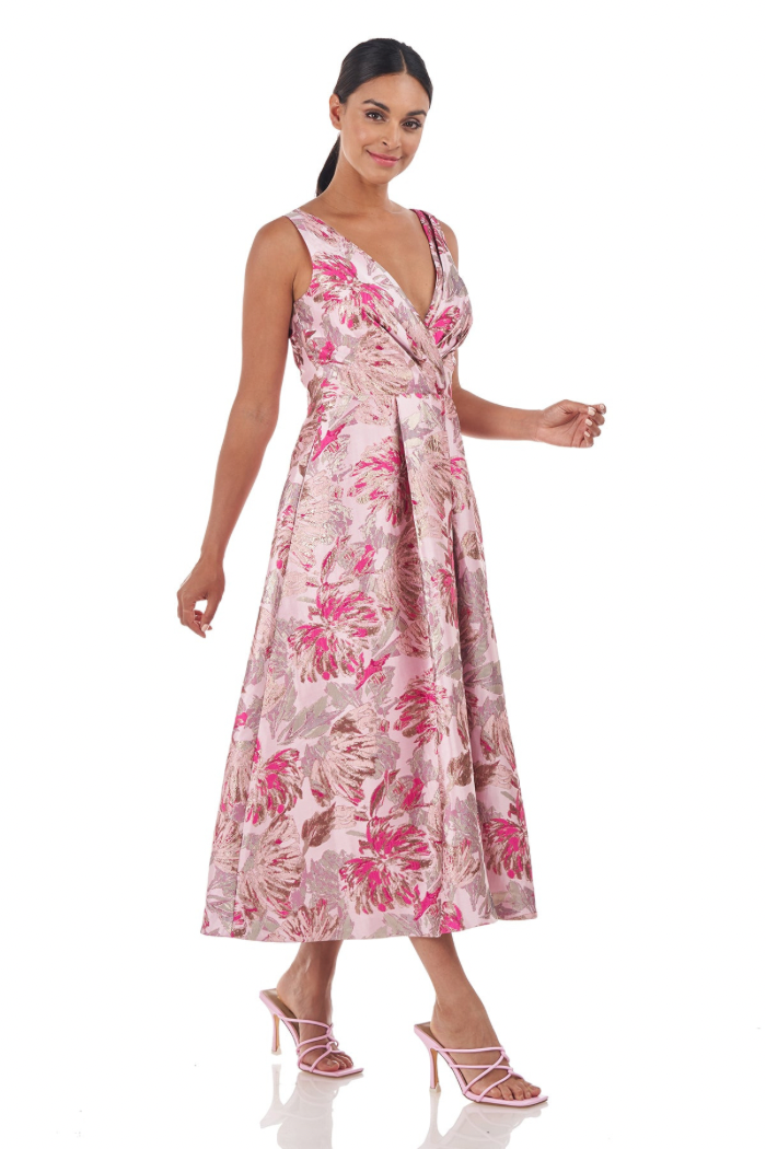 Kay Unger Poppy Tea Length Dress