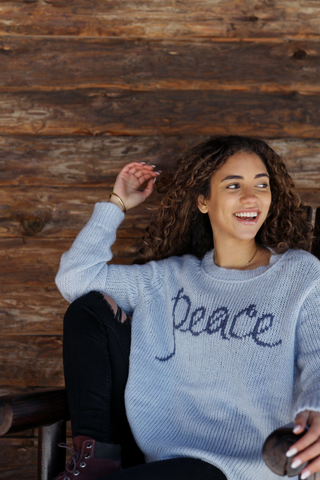Wooden Ships Peace Crew Sweater