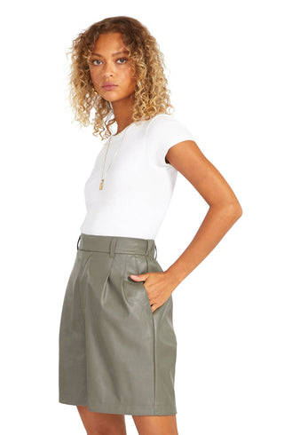 Kokomo Leather Bermuda Short