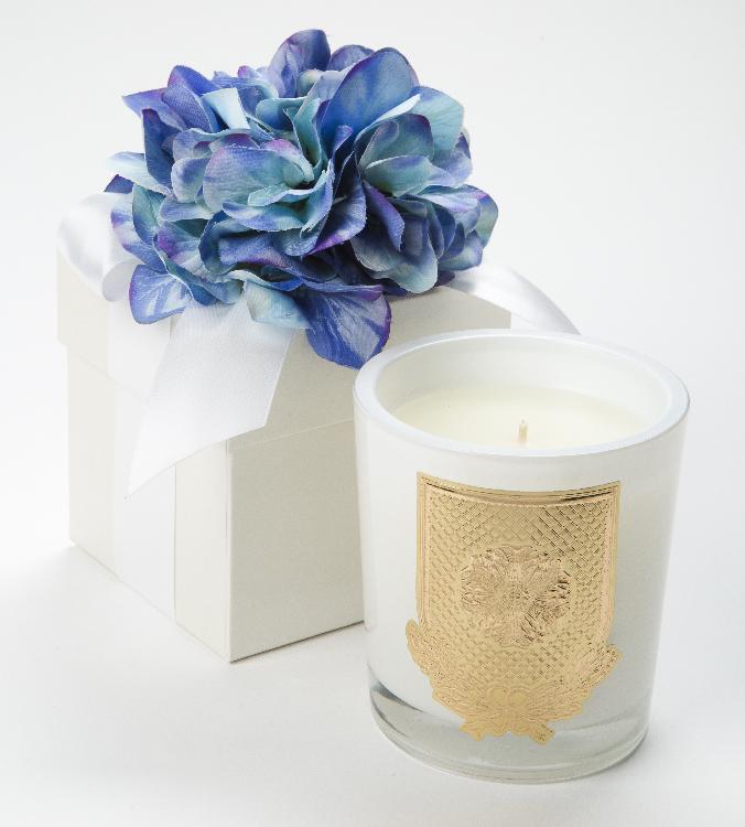 Blue Hydrangea Candle