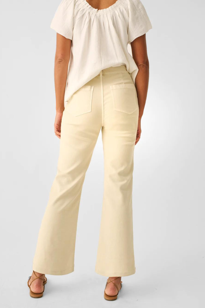 Faherty Stretch Terry Wide Leg Pant