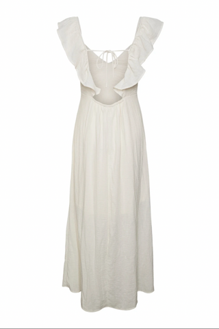 Chris Flounce Sleeve Dress