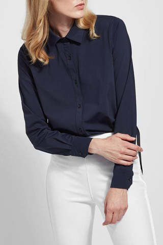 Lysse Connie Slim Button Down