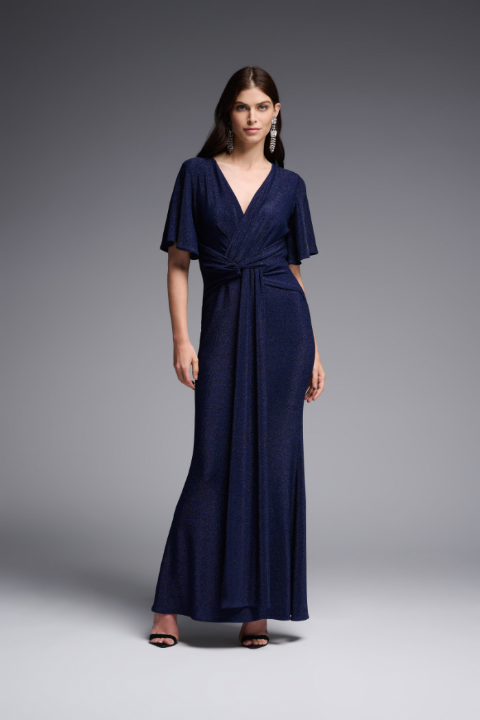 Solid Lurex Fit And Flare Maxi Dress Solid Lurex Fit And Flare Maxi Dress