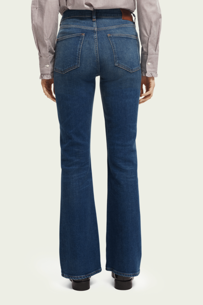 The Charm Flared Organic Cotton Jeans