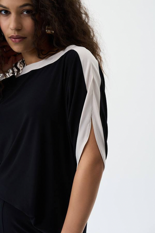 Ribkoff 231050 Contrast Trim Jumpsuit