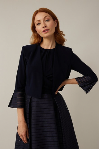 Striped Bolero Jacket
