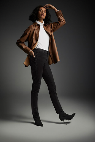 Ribkoff 223917 Leatherette Jacket Style Shirt