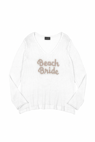 Wooden Ships Beach Bride V Cotton Sweater