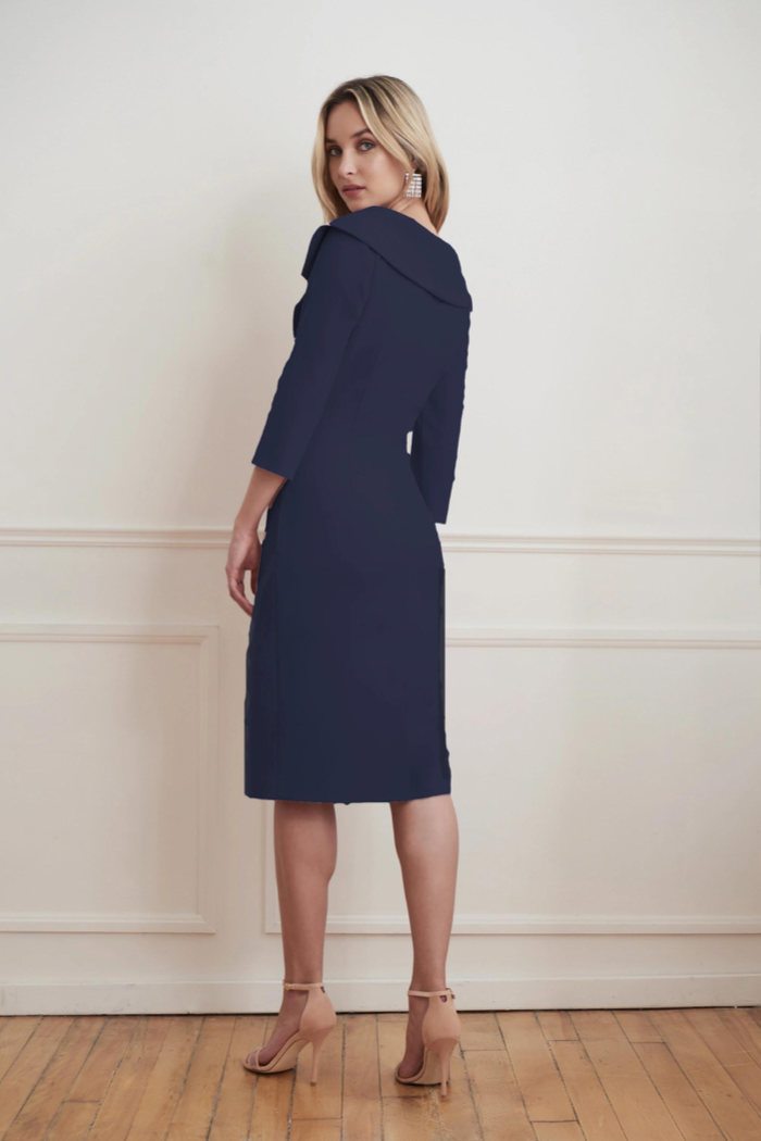 ruched blazer dress Miss Selfridge Petite tailored ruched side blazer dress in black