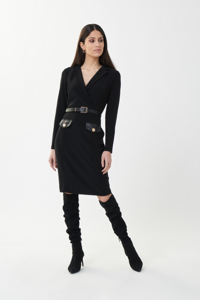 Edgy Wrap Front Dress Edgy Wrap Front Dress