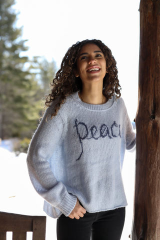 Wooden Ships Peace Crew Sweater