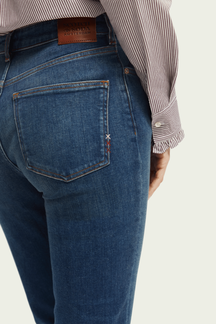The Charm Flared Organic Cotton Jeans