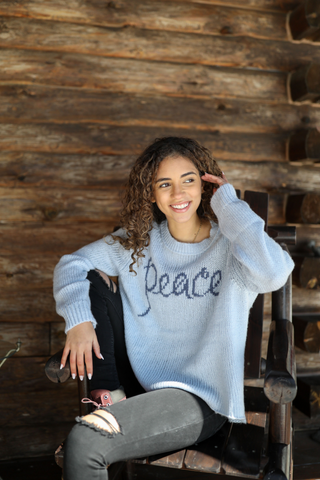 Wooden Ships Peace Crew Sweater