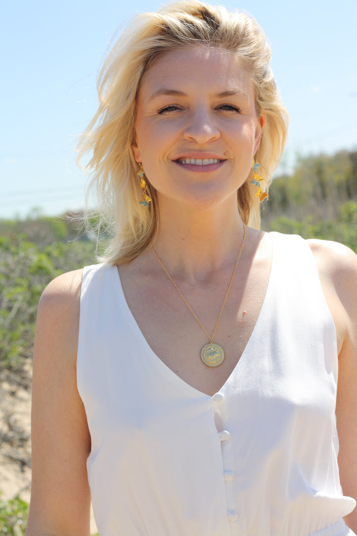 Vintage Zodiac Necklace - By Aquinnah Jewelry